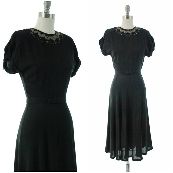 sophisticated black dress