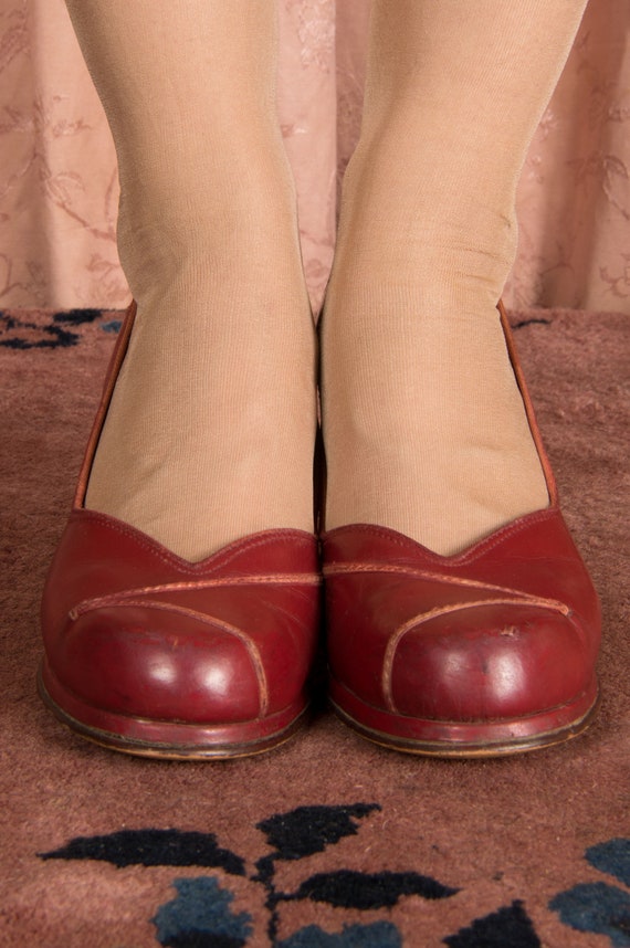 TAG SALE 1940s Shoes - Size 6.5 -  Ideal Vintage … - image 3