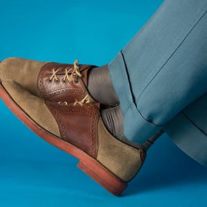 Mens Suede Buck Shoes - Etsy display picture 3
