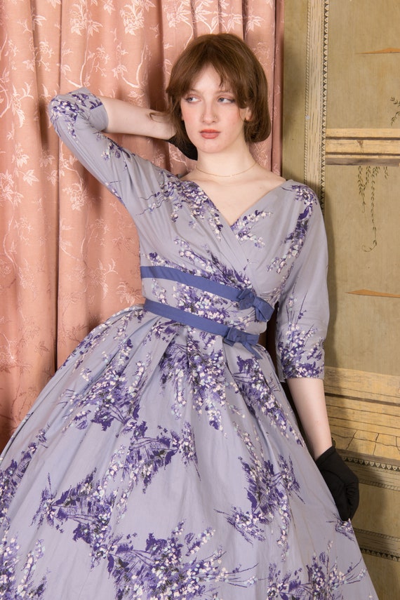 Multicolor Floral Elegant Vacation Outfits for Women Halter Neck Vintage 50s Fit and Flare Backless Party Sexy Dress