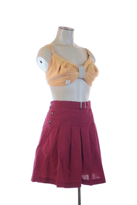 Vintage 1940s Halter - Deadstock 40s Reversible Ga