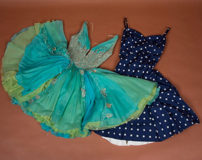 Lot #36 A Group of Two 1950s/60s Costumes - Showgirl Dancer WOUNDED BIRDS SALE