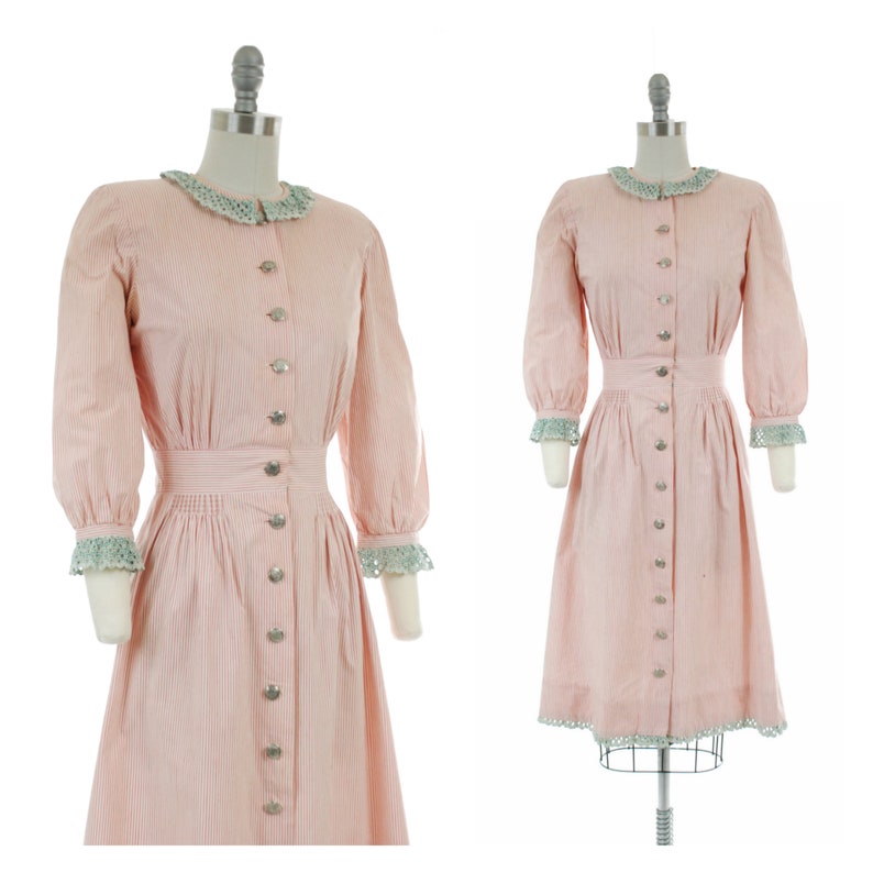 1940s white dress
