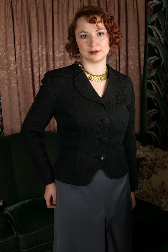 40s Jacket 1940s Jacket - Wicked Vintage Early 40s Tailored Jack… - Gem