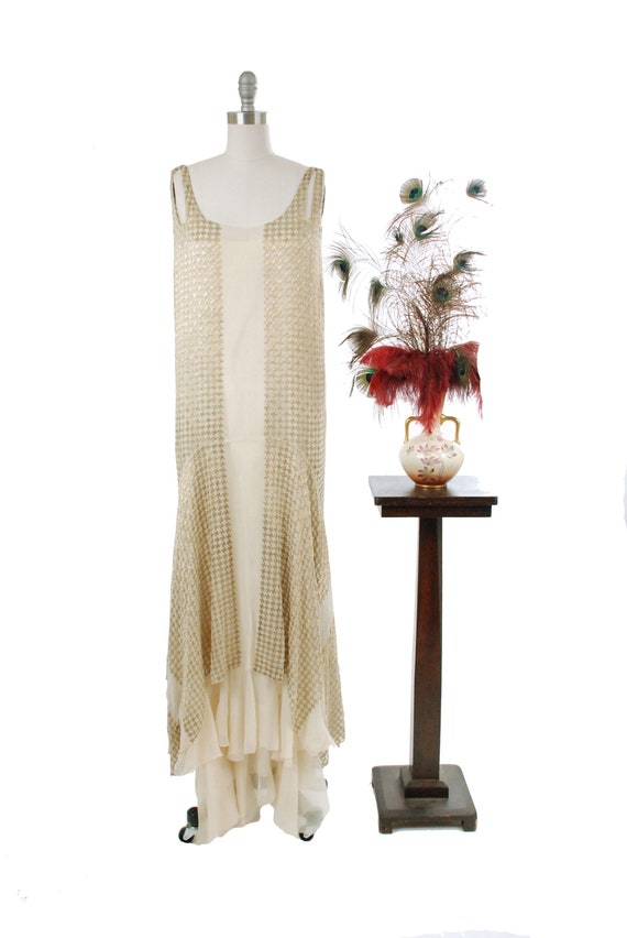 1920s Dress - Vintage 20s Wedding Dress - Rare 20s