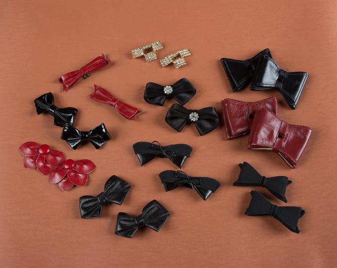 Lot #64 A Group of 10 Pairs Mixed Vintage and Modern Shoe Clips