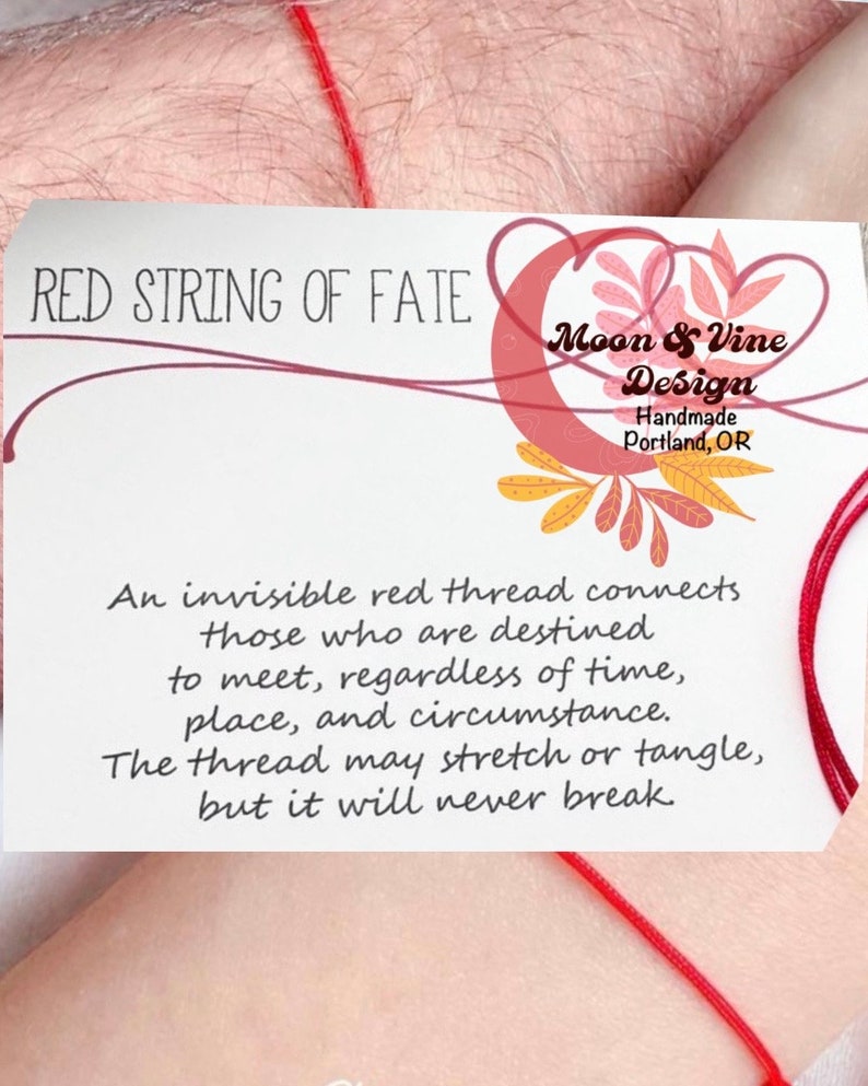 14K Solid Gold | Red String of Fate Bracelet | Kabbalah Bracelet | Thin ...