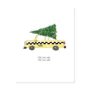 Jeu de cartes de correspondance pliées Oh Taxi Cab Holiday