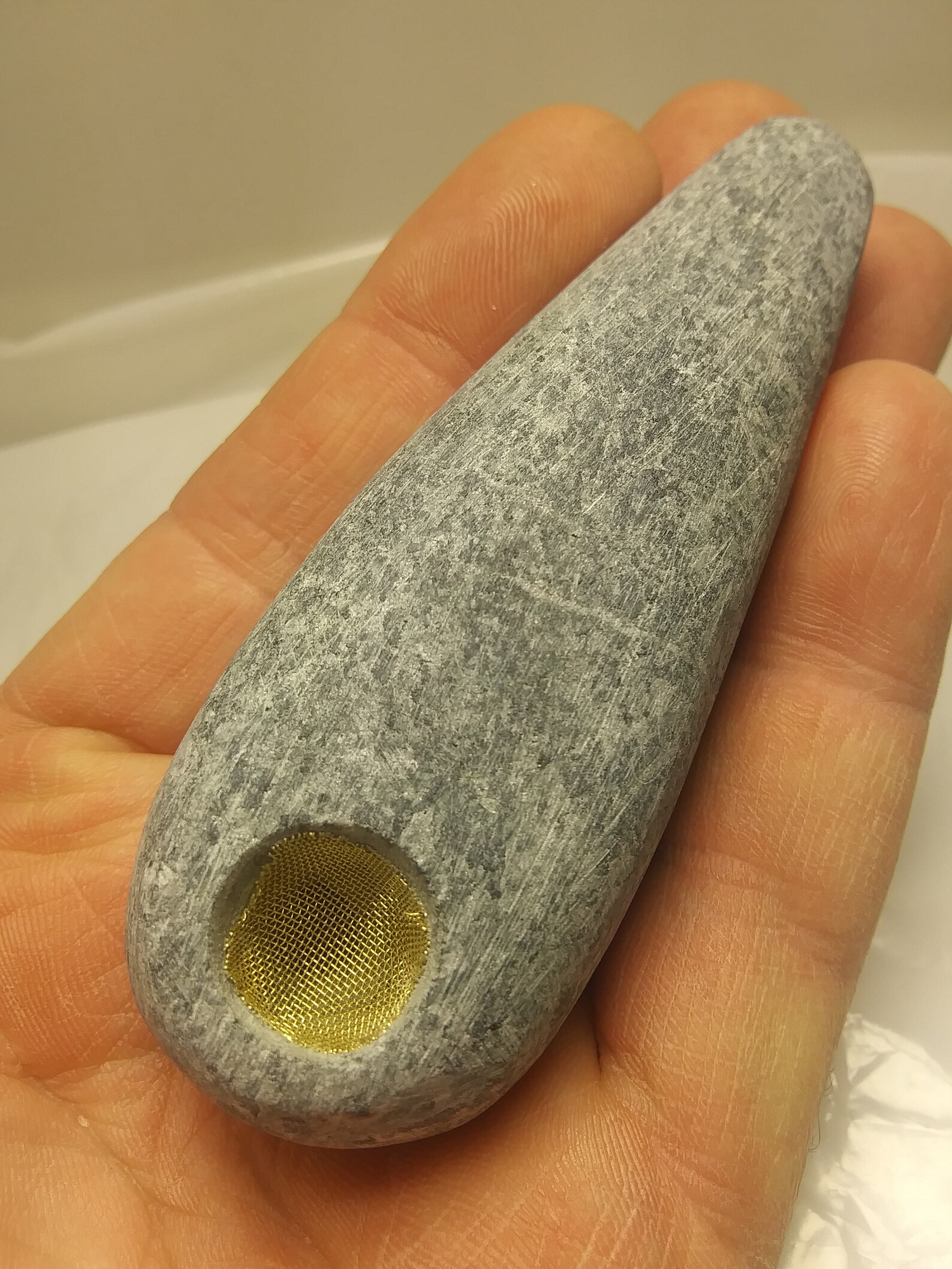 Hand carved Virginia Soapstone pipe 1202102 Etsy