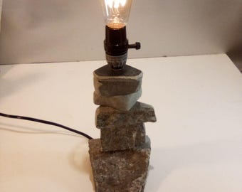 Soapstone  Stacked Lamp base 2042601