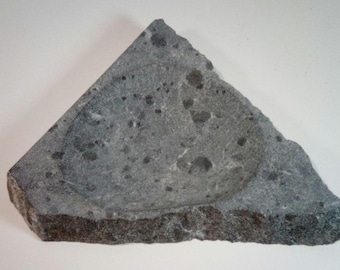 Soapstone  Tray/ Dish with live edge 10052401