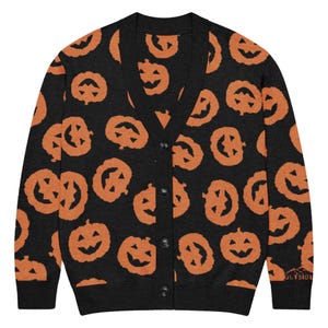 Jack O Lanterns Knitted Cardigan