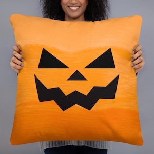 Jack O Lantern Throw Pillow