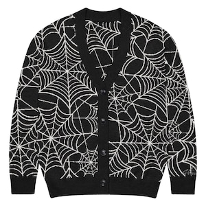 Spiderweb Knitted Cardigan