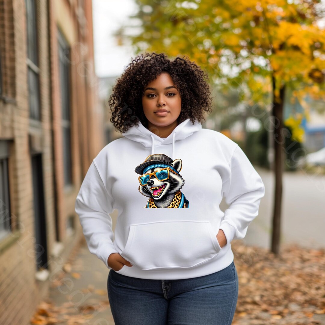 Hip-hop Raccoon PNG Gold Teeth Urban Animal Art Cool Streetwear Digital ...