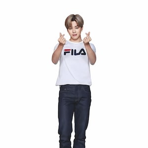Bts Jimin Recorte Modelo Plástico Figura Standee