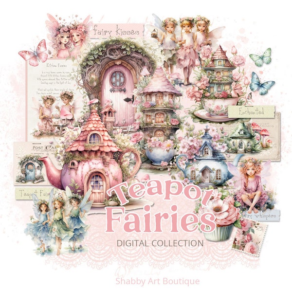 Letter (USA & Kanada) - Teapot Fairies Digital Kit