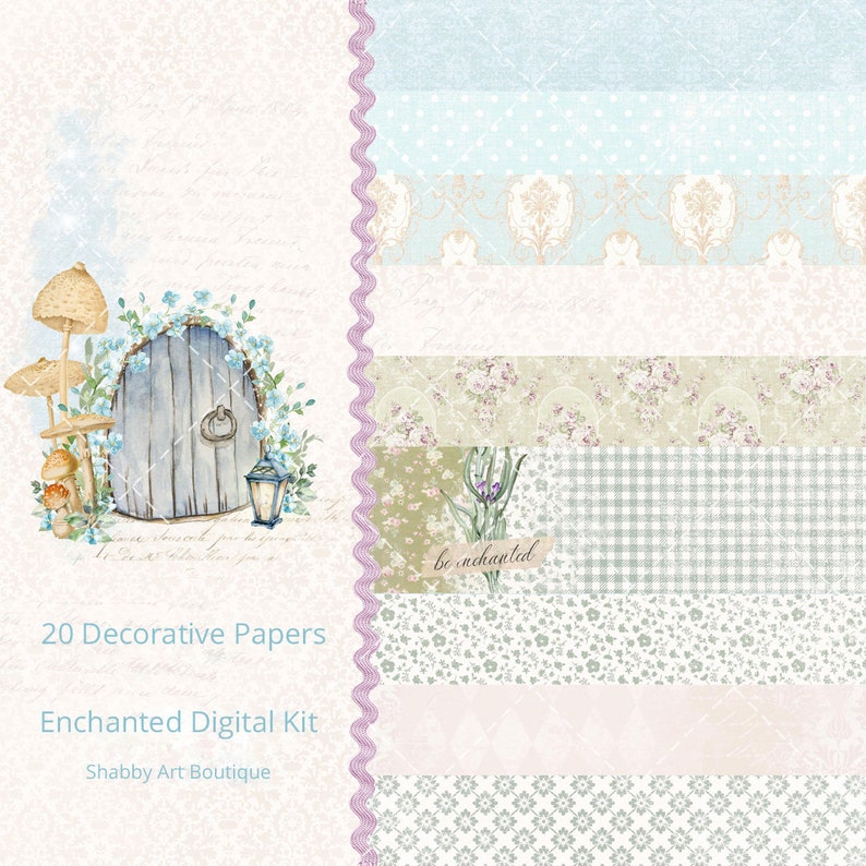 Letter ~ Enchanted Digital Kit image 3