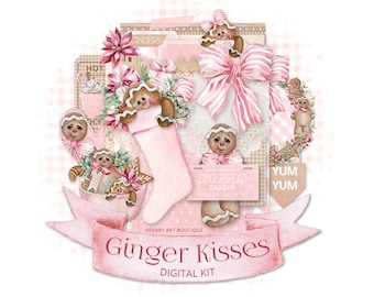 Letter (USA) - Ginger Kisses Digital Kit