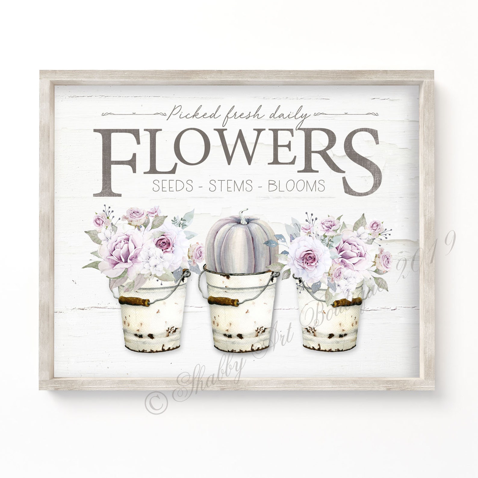 Flower Market Printable Art - Etsy