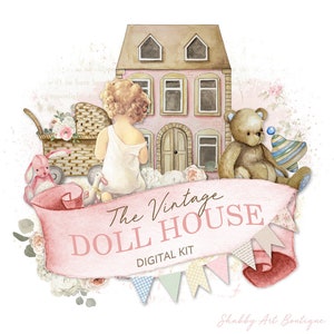 Letter (USA) - The Vintage Doll House Digital Kit