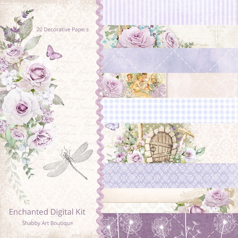 Letter ~ Enchanted Digital Kit image 2
