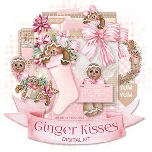 A4 ~ Ginger Kisses digitale kit