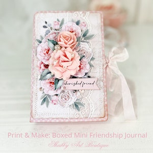 Print & Make: Boxed Mini Friendship Journal  (A4 and Letter size)