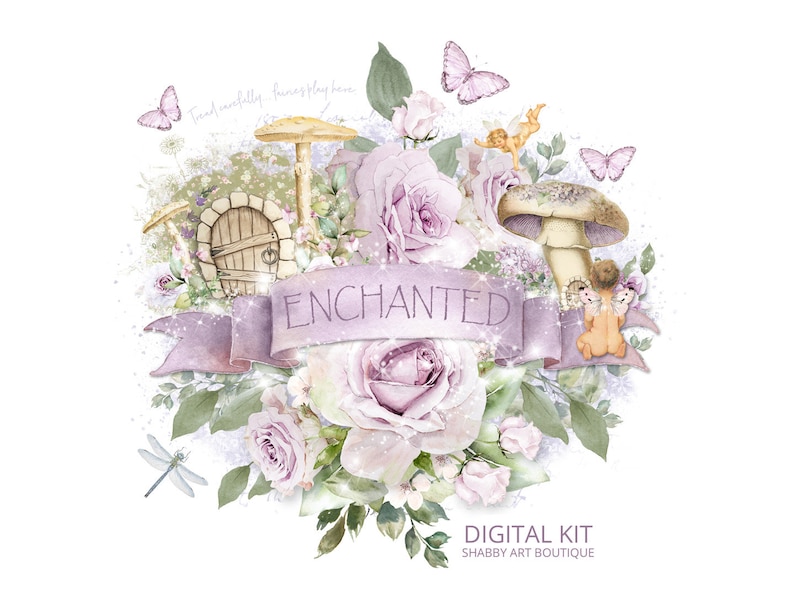 Letter ~ Enchanted Digital Kit image 1