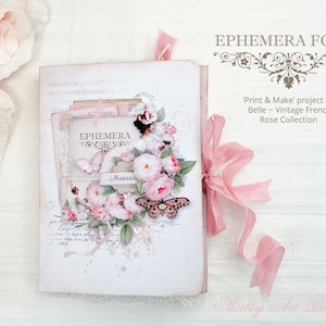 Print & Make ~ Ephemera Folio (A4 y Carta) Colección Belle