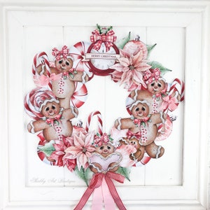 Letter (USA) Ginger Wreath