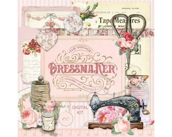 Letter (USA size) - The Vintage Dressmaker Digital Kit