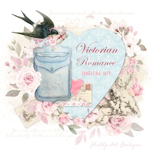 Letter (USA) - Victorian Romance Digital Kit
