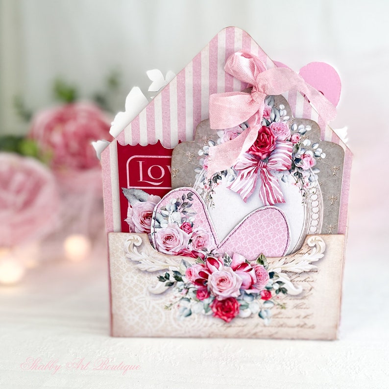 Pop-Up-Valentinstagskarte Mit Corgi-Motiv – 15,2x20,3 Cm, Handgefertigt, Mit Umschlag & Notizkarte