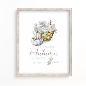 Printable Fall Wall Art Autumn Basket - Etsy