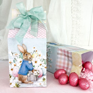 Ostern ~ Große Milchkarton-Geschenkboxen