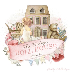 A4 - The Vintage Doll House Digital Kit