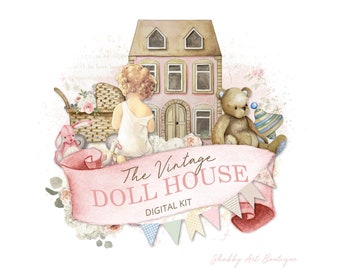 A4 - The Vintage Doll House Digital Kit