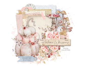 Letter (USA) - Autumn Whispers Digital Kit