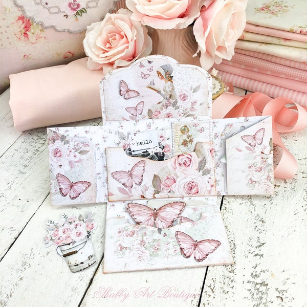 Print & Make ~ Petite Happy Mail Envelope - Field of Flowers Collection