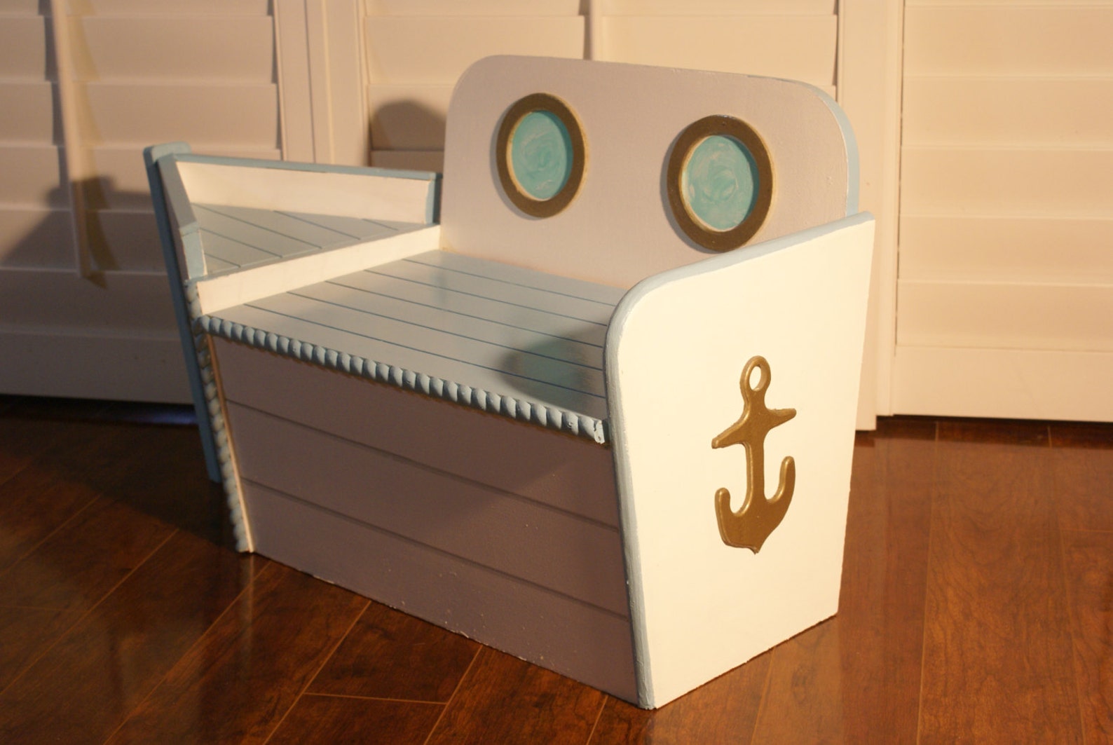 Toy Chest Wooden Toy Box Boat Shaped Wood Toy Chest FREE Etsy