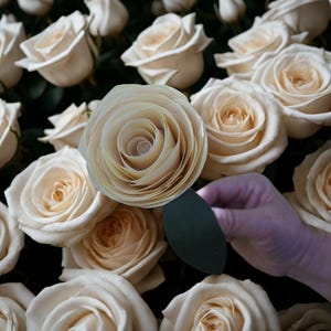 Anniversary gift, Handmade wood rose, flower, wedding favor, birthday gift, Thank you, Housewarming, romantic, gift for her, home decor,