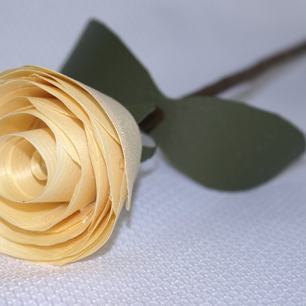 Handmade wooden rose on real tree branch, Anniversary gift, teacher appreciation, Thank you, Housewarming, Thank you, romantic, gift for her