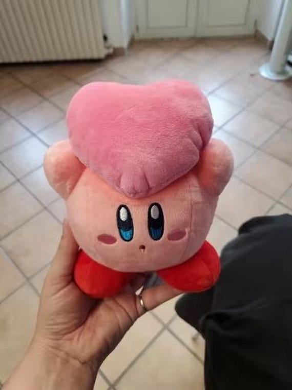 New Anime Kirby Heart Plush Etsy UK