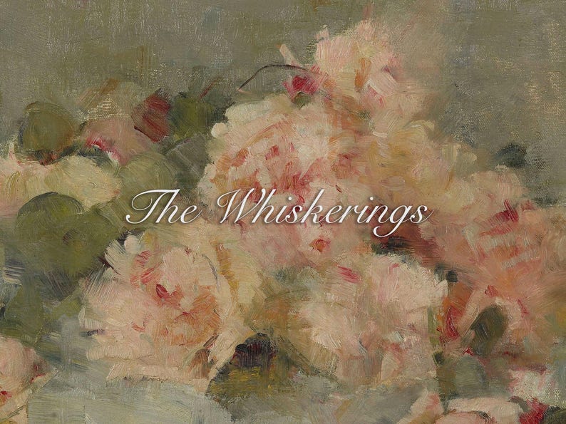 Pink Roses Art Print: Vintage Flowers Still Life Painting, Floral Wall ...