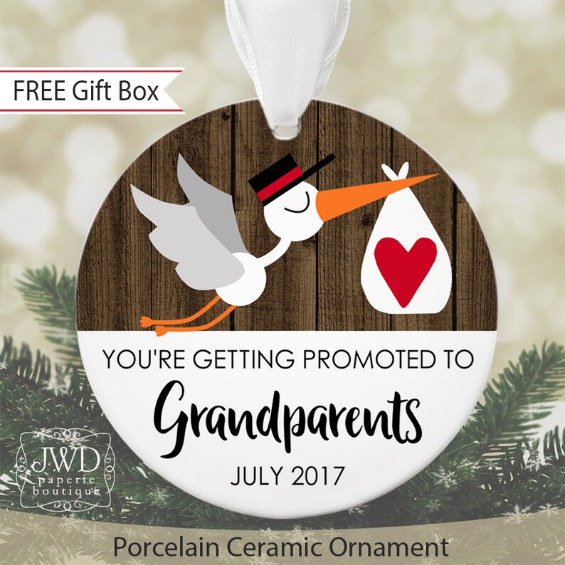 Pregnancy Reveal to Grandparents Soon to Be Grandparents Gift Etsy