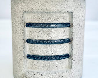 Moderner Beton Blumentopf: Handgefertigter Pflanzentopf