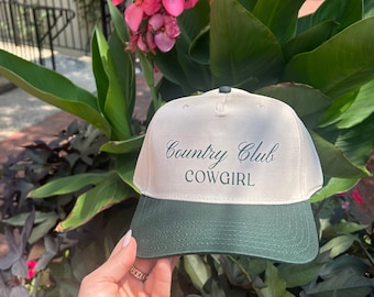 Gorra de camionero Country Club Cowgirl