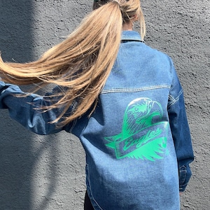 Philadelphia Eagles denim jacket