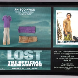 Lost Serie - original costume card - Prop Daniel Dae Kim als Jin-Soo Kwon - auf weltweit 195 Stück limitierte Sammleredition - Lost TV Show